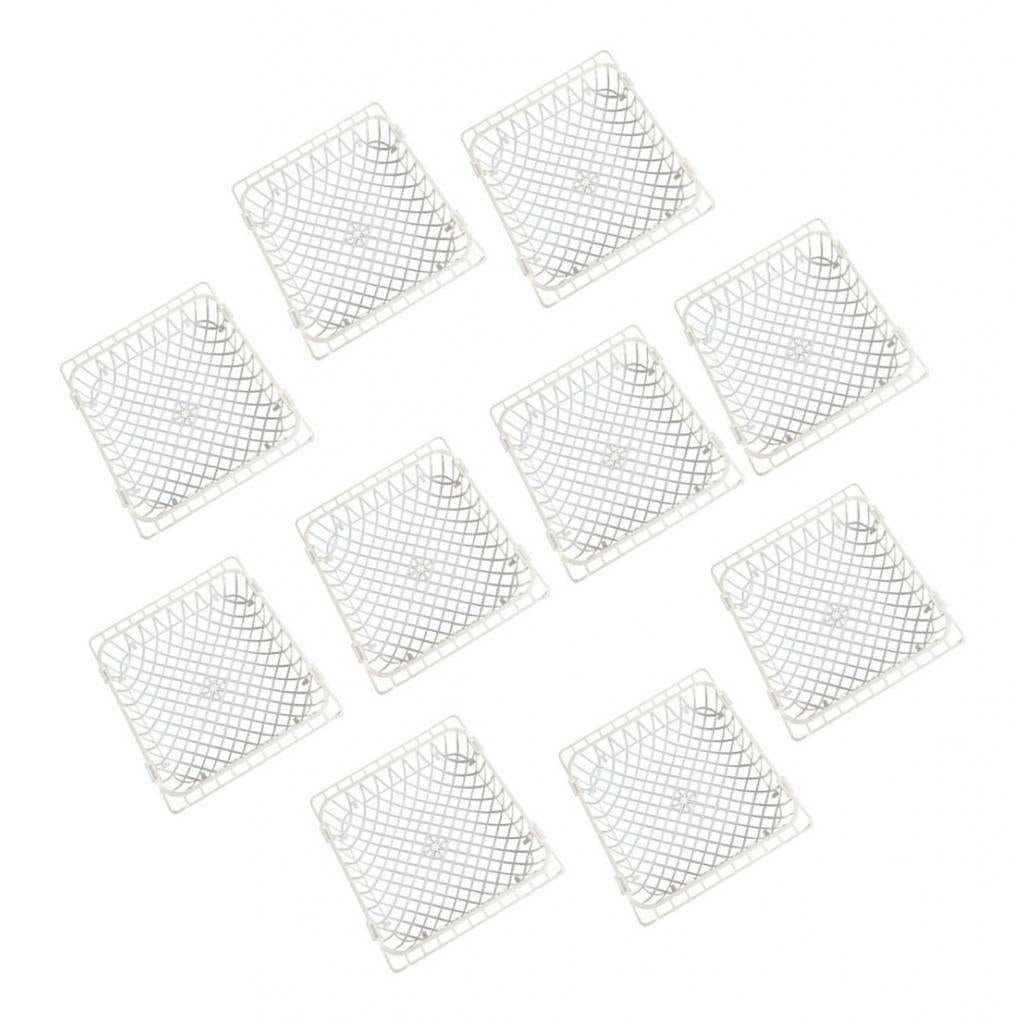 10 Pcs Pigeon Bird Plastic Cage Nest, Eggs Hatching Tool Cage Accessories