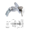 Heavy Duty Garage Door Lock Outside T HANDLE Assembly