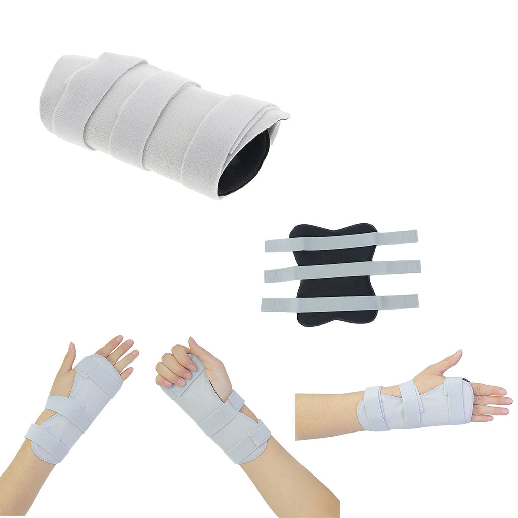 Wrist Splints Hand Support Brace - Breathable / Comfortable for Carpal Tunnel Tendonitis Sprains Fixation - Gray