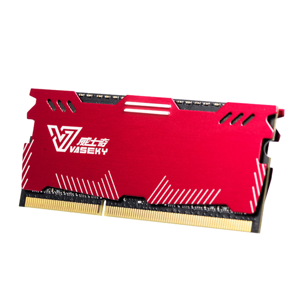 High Speed DDR3 4GB 1600MHz 204 Pin Laptop Computer DRAM Memory, Aluminum Alloy Shell with Gold Plating Process, Oxidation Resistance Red