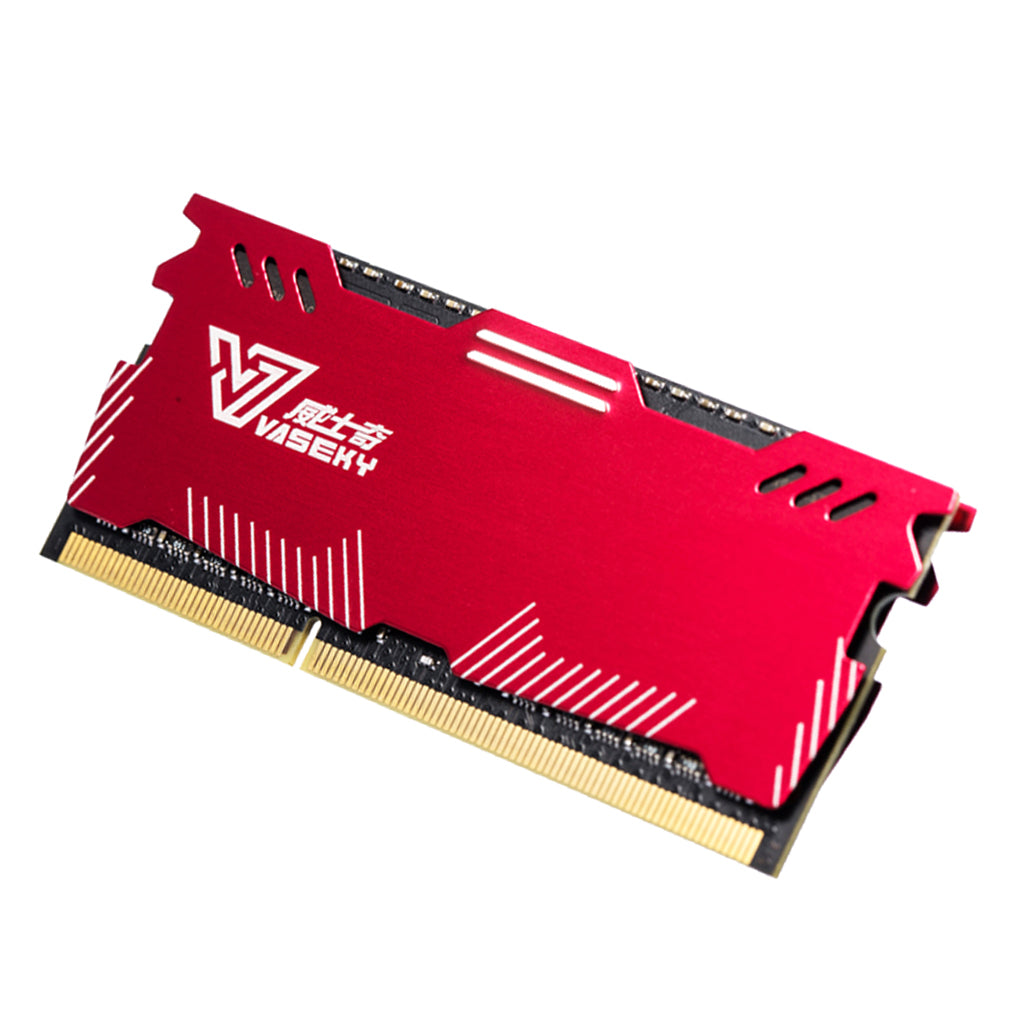 High Speed DDR3 4GB 1600MHz 204 Pin Laptop Computer DRAM Memory, Aluminum Alloy Shell with Gold Plating Process, Oxidation Resistance Red