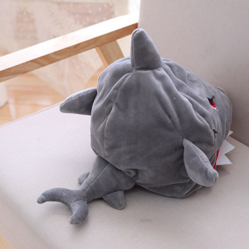 Novelty Adults Cartoon Shark Sea Animal Fun Plush Soft Warm Fancy Dress Christmas Party Hat Props