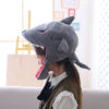 Novelty Adults Cartoon Shark Sea Animal Fun Plush Soft Warm Fancy Dress Christmas Party Hat Props