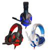 Surround Sound Over-Ear Gaming Headphones with LED Lights Stereo Headset blue