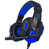 Surround Sound Over-Ear Gaming Headphones with LED Lights Stereo Headset blue