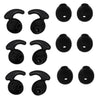 6 Pairs Silicone Gel Earbuds Eartips Caps For Samsung Galaxy S6 S7 Black