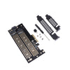 Dual M.2 PCIe Adapter NVME M Key or SATA B Key to PCI-e x4 Expansion Card Support 22110 2280 2260 2242 2230