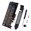 M.2 NVMe SSD NGFF to PCI-E3.0 X4 Adapter Board M Key / B Key Add On Card Support 2230/2242/2260/2280/22110