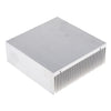 125*125*45mm Aluminum Heat Sink Cooling Fin for Computer CPU / 100W High Power IC LED Light / Amplifier