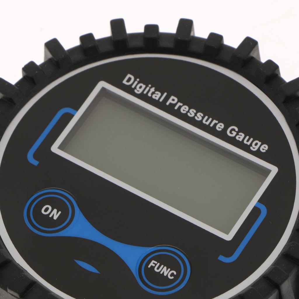 Digital Tire Inflator With Pressure Gauge, 200 PSI Air Chuck And Compressor Accessories With LED Backlit Screen  Black