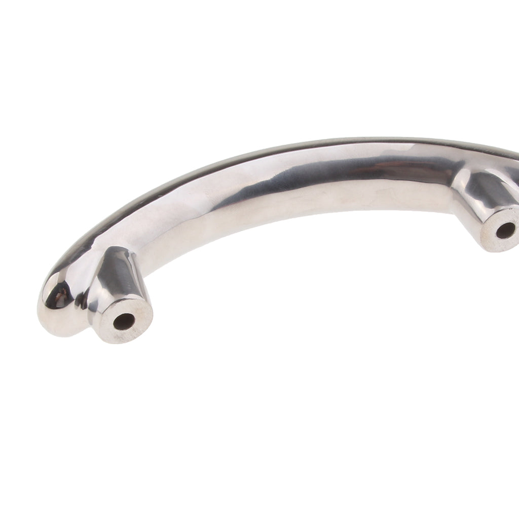 Universal 316 Boat Stainless Steel Handrail 138mm Grab Handle Polished for Marine/Yachts/RV