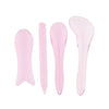 4 Pieces, Gua Sha Boards for Facial Skincare, Natural Crystal Stone GuaSha Tools for Anti-Aging, Anti-Wrinkles, Lifting Your Face, Iymphatic Drainage