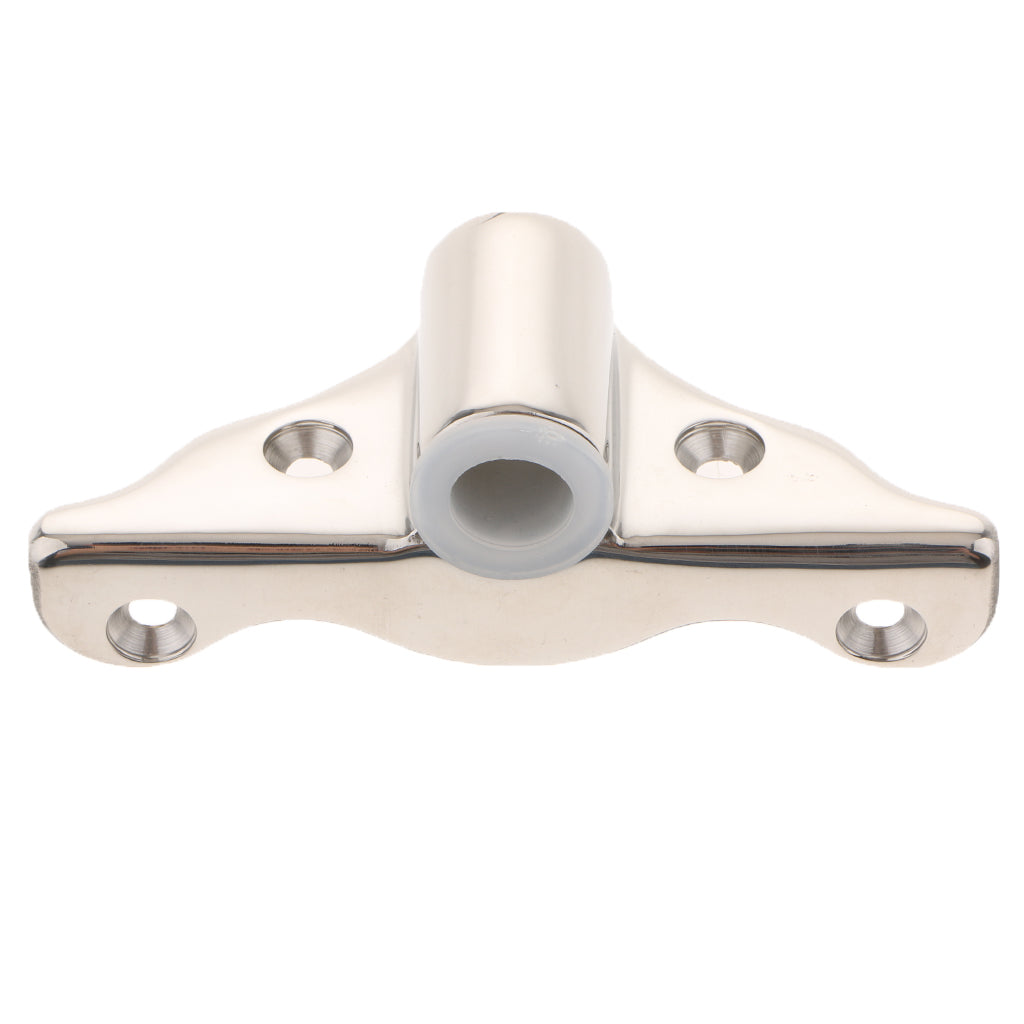 Universal 316 Marine Stainless Steel Oarlock Socket Line Side Mount for Yacht Boat