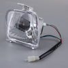 12V 35W Beam Headlight DRL Clear Head Lamp for 50 70 90 110cc Scooter ATV