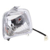 12V 35W Beam Headlight DRL Clear Head Lamp for 50 70 90 110cc Scooter ATV