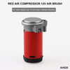 12V Compact Car Snail Dual Tone Electric Pump Siren Loud Air Horn Truck