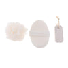 Exfoliating Bath Gloves Shower Loofah Back Scrubber Strap + Exfoliate Pad Kit