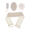 Exfoliating Bath Gloves Shower Loofah Back Scrubber Strap + Exfoliate Pad Kit