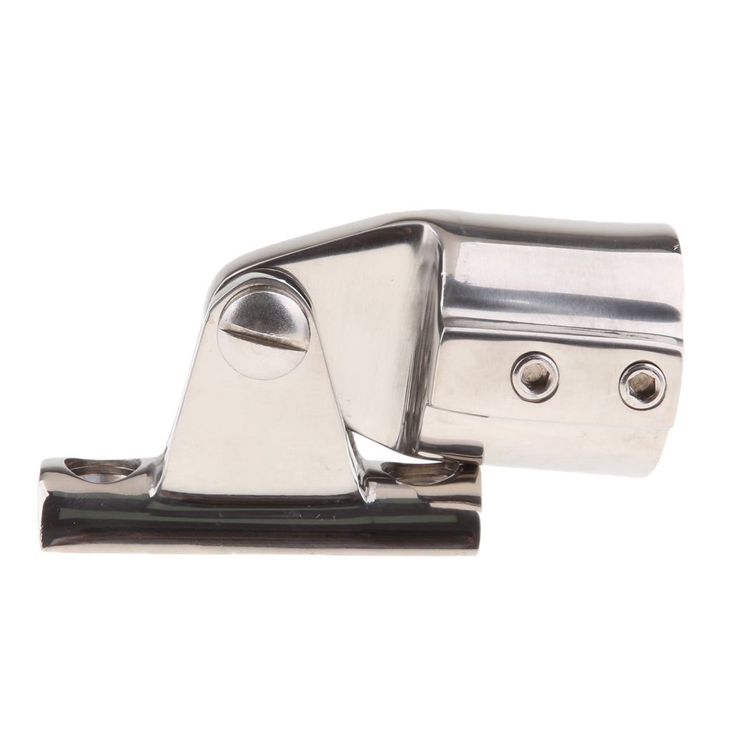 25mm 1 inch Eye End Bimini Top Cap Deck Hinge Full 316 Stainless Steel Fitting Hardware