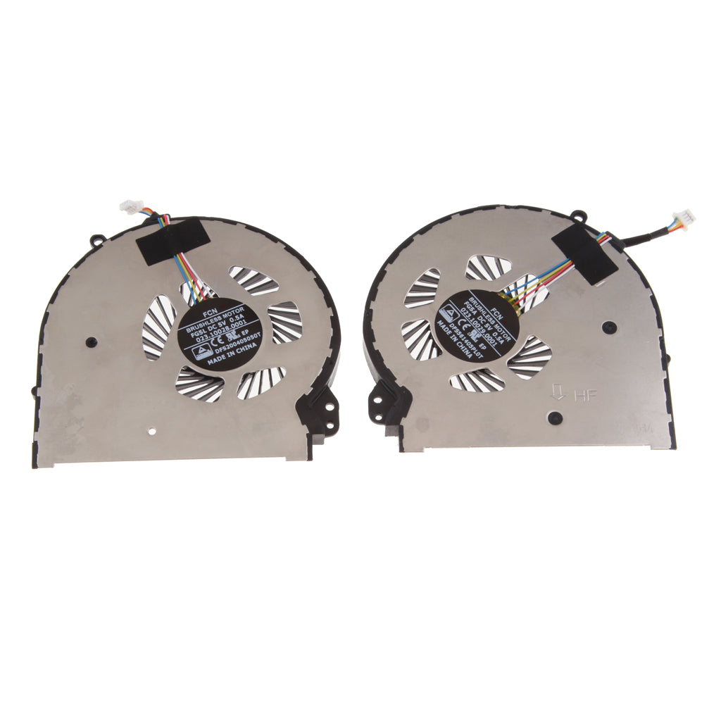 2 Pack Laptop CPU GPU Cooling Fan For HP Omen 15-5000 15-5100 15T-5000 15T-5100