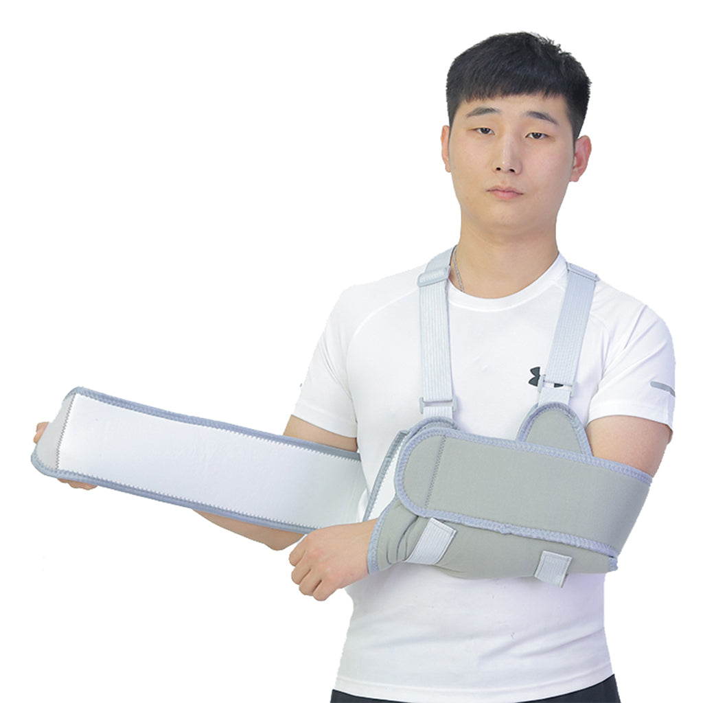 Adjustable Universal Arm Sling Shoulder Brace Rotator Cuff Immobilizer Belt Wrap Band for Women Men