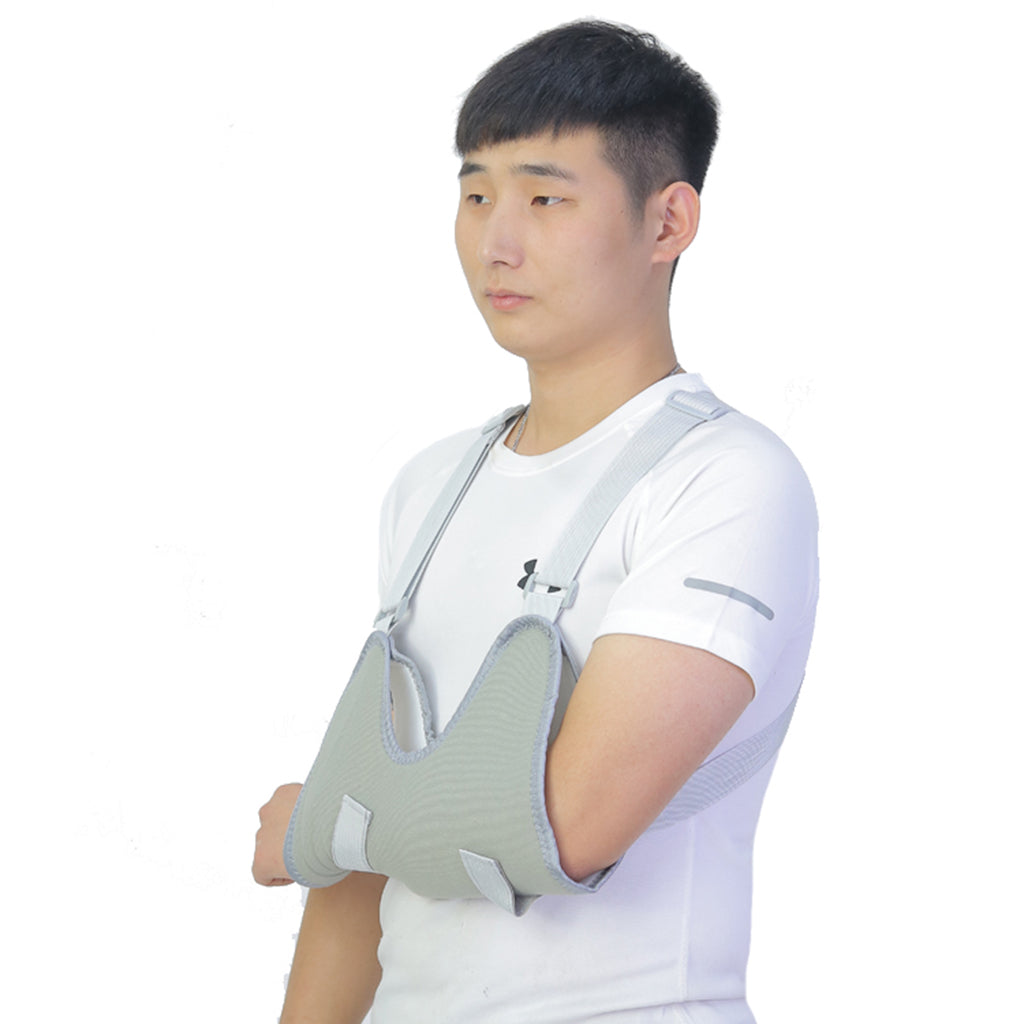 Adjustable Universal Arm Sling Shoulder Brace Rotator Cuff Immobilizer Belt Wrap Band for Women Men