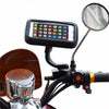 Motorcycle Waterproof Phone Case Bag With Handlebar Mount Holder Black Bag