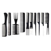 10 Pieces Professional Salon Stylist Hair Styling Comb Plastic Hairdressing Combs Set For All Hair Types