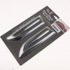 2 Pieces Car 7.5 inch Length Side Vent Air Flow Fender Sticker Silver Tone Black,19cm x 5cm