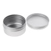 10x 80ml Round Aluminum Cosmetics Cream Empty Lip Balm Containers Jars Tin