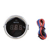 Marine Digital Water Level Gauge 0-190ohm 52mm 316L Black Chrome