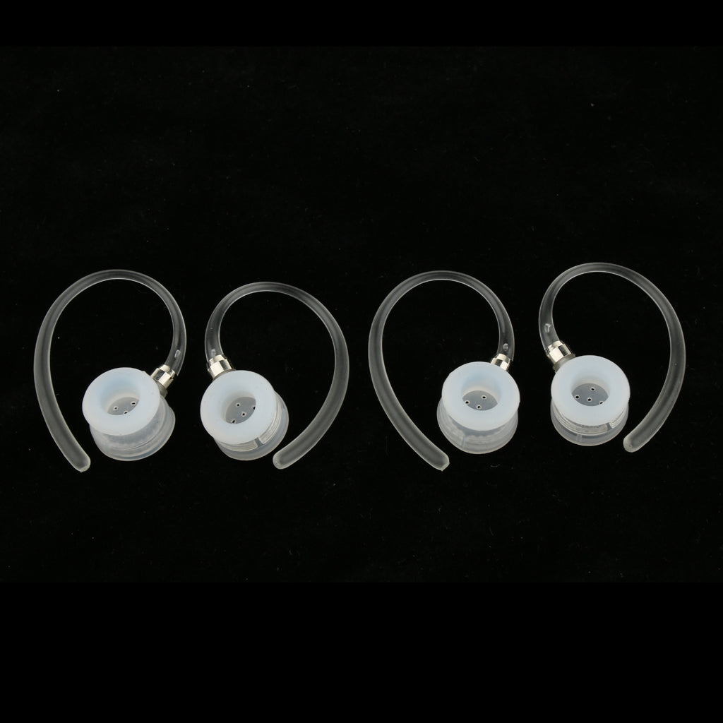 2 Pairs Silicone Ear Pad Cover Earbud Anti-slip Earhook For Motorola