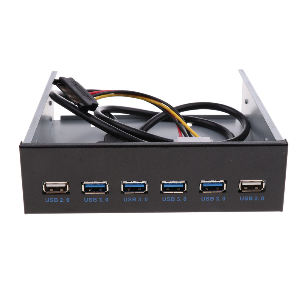 4Port USB3.0+Dual USB2.0 Front Panel Data Hub for USB Flash Drive/Desktops