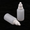 Pack of 20 30ml White Plastic Empty Squeezable Dropper Bottles Eye Liquid Dropper Vials with Caps Refillable