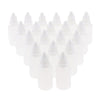 Pack of 20 30ml White Plastic Empty Squeezable Dropper Bottles Eye Liquid Dropper Vials with Caps Refillable