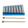 8 Note Glockenspiel Xylophone Toy with Two Mallets for Kids Children Toy