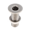 Marine Boat Thru Hull Fitting Connector / Drain, For 38mm 1-1/2 inch Hose Barb - 316 Stainless Steel