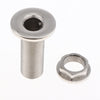 Marine Boat Thru Hull Fitting Connector / Drain, For 38mm 1-1/2 inch Hose Barb - 316 Stainless Steel