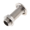 Marine Boat Thru Hull Fitting Connector / Drain, For 38mm 1-1/2 inch Hose Barb - 316 Stainless Steel