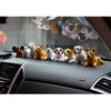 Bobble Head Dogs Bobbing Heads Car Dash Puppy for Car Vehicle decoration (Collie)