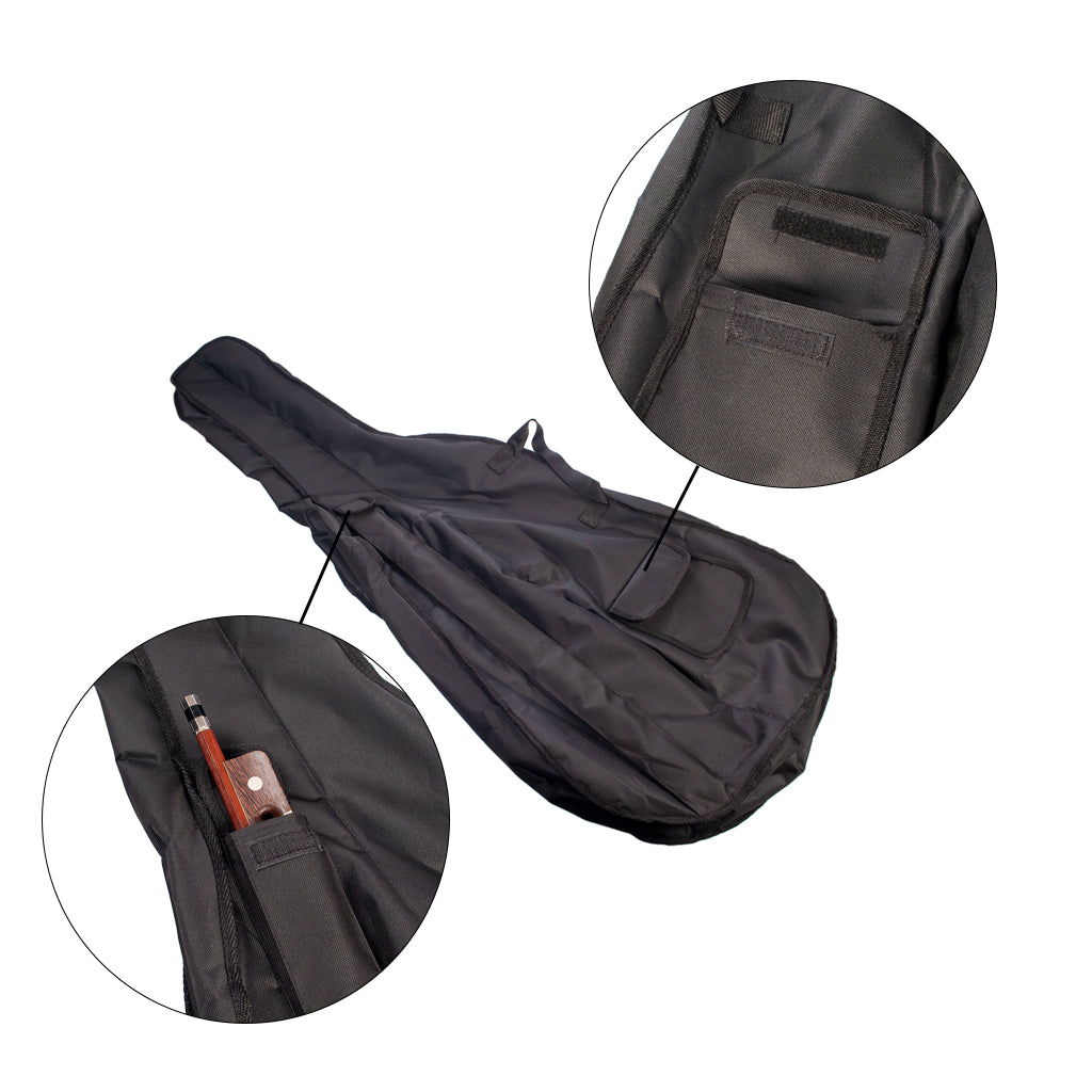 Durable Cello Bag In 4/4 Padded Cello Bag for Music Lovers