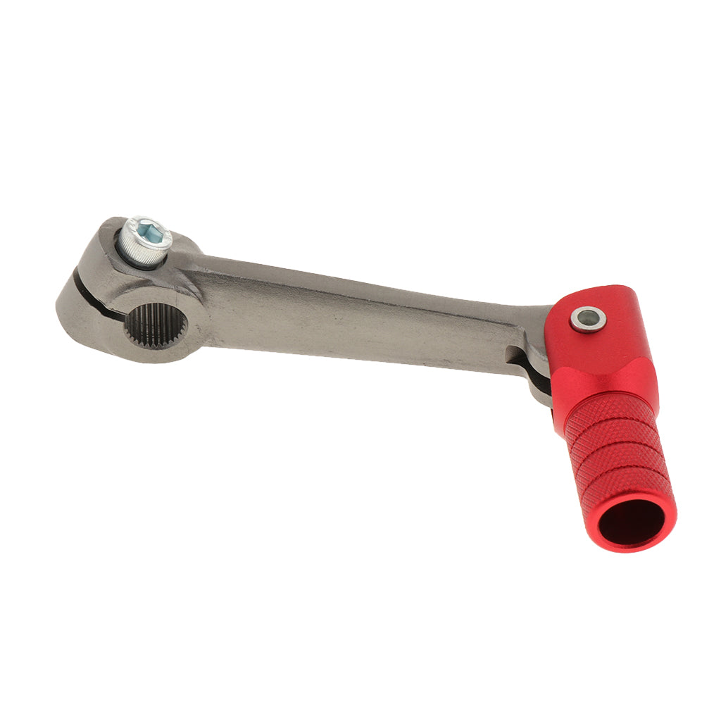 Aluminum Folding Red 11mm Short Gear Shifter Lever For 50 70 90 110cc etc,Pit Dirt Bikes