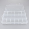 13 Slots Square Case Storage Box For Ring,Jewelry,Necklace,Bracelet,Earings,Dust-proof,Tidy Table or Drawer,Saving Place