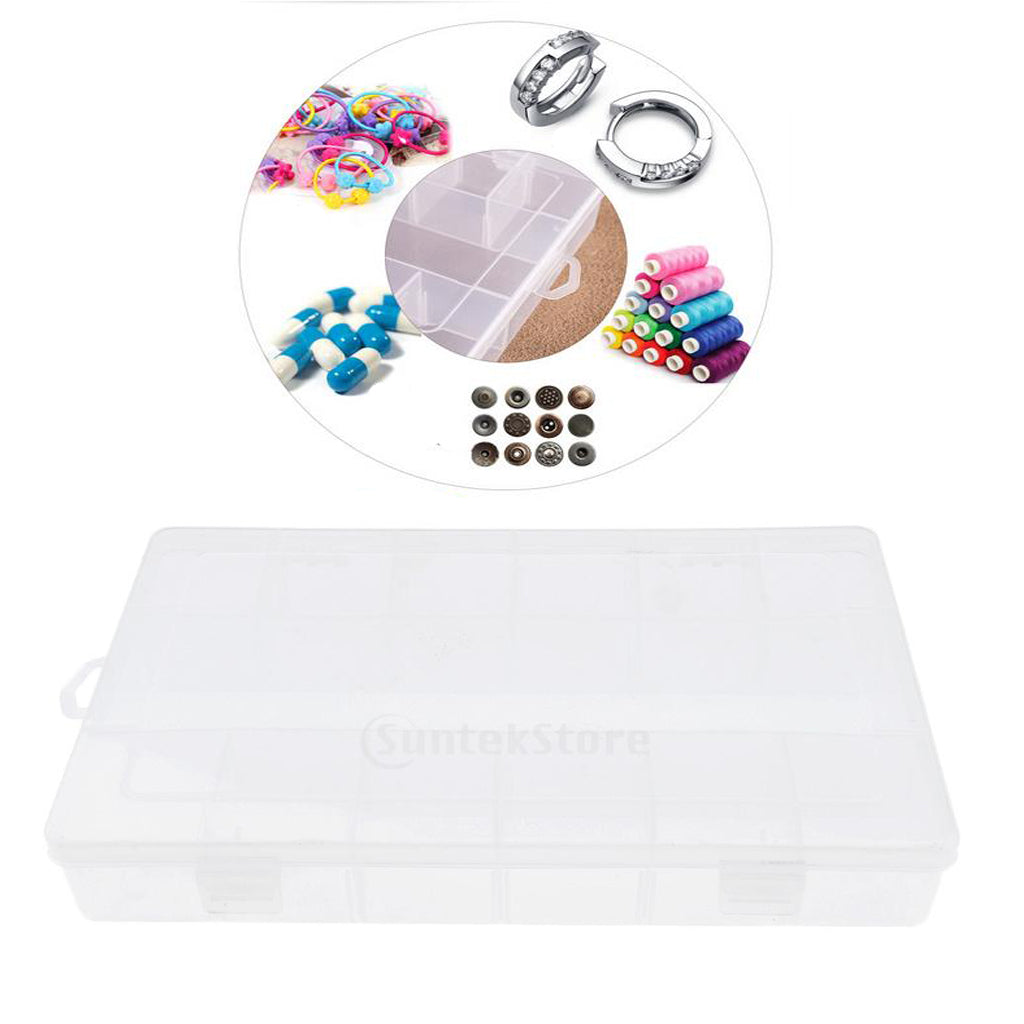 13 Slots Square Case Storage Box For Ring,Jewelry,Necklace,Bracelet,Earings,Dust-proof,Tidy Table or Drawer,Saving Place