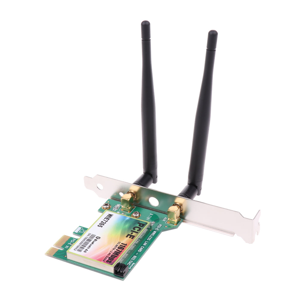 Wireless Dual Band PCI Express (PCIe) WiFi Adapter Network Card with Antenna