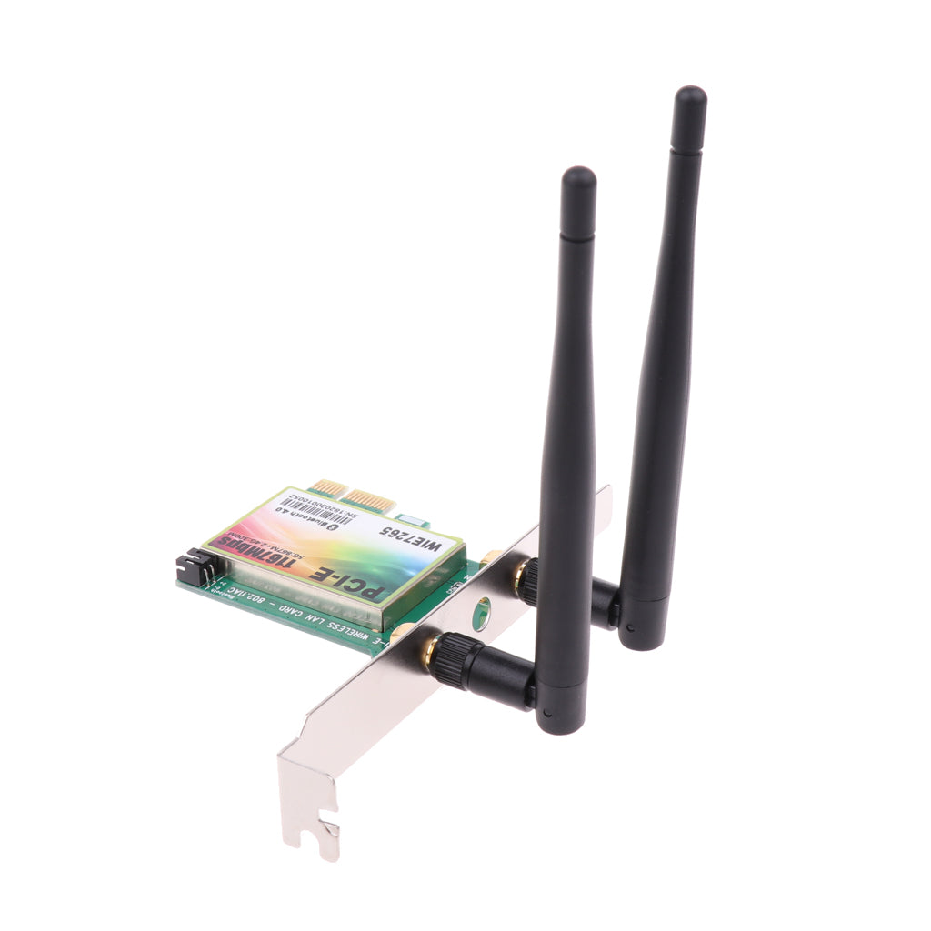 Wireless Dual Band PCI Express (PCIe) WiFi Adapter Network Card with Antenna