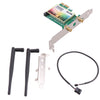 Wireless Dual Band PCI Express (PCIe) WiFi Adapter Network Card with Antenna