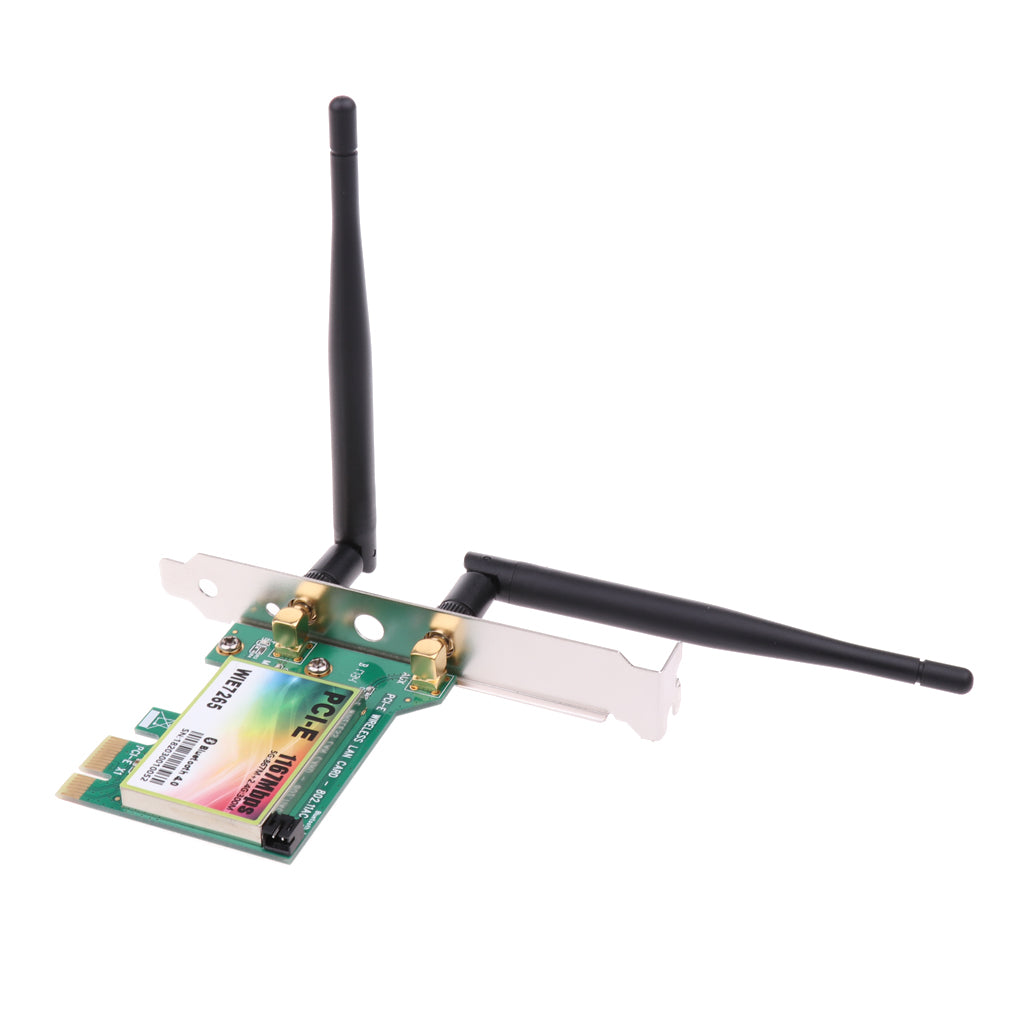 Wireless Dual Band PCI Express (PCIe) WiFi Adapter Network Card with Antenna