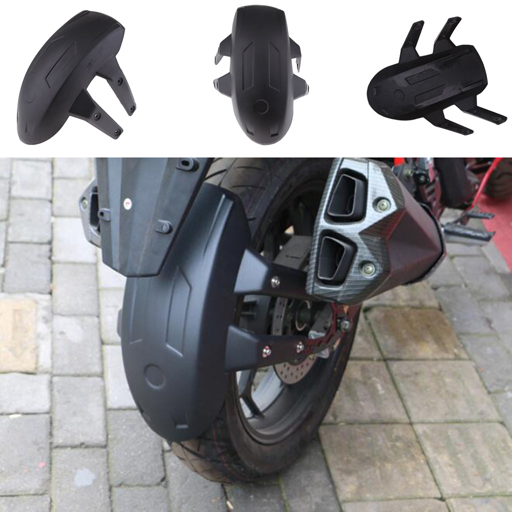 Universal Motorcycle Rear Fender Wheel Splash Guard Cover Mudguard #001