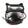 90x90x70mm 4Pins Aluminum Extrusion Computer CPU Cooling Fan Radiator Black